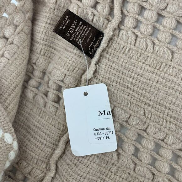 Caroline Hill Pink Fringe Trim Infinity Scarf - Picture 4 of 5